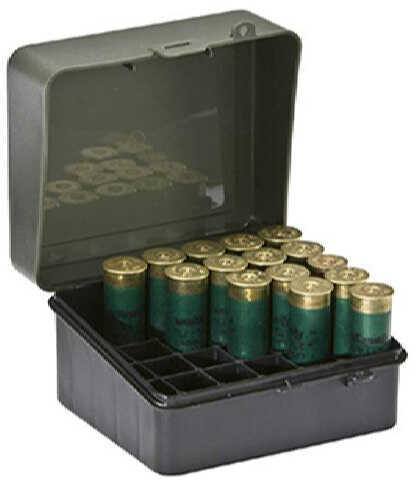 Plano Shot Shell Box 25 Round 12 Gauge Green 121601